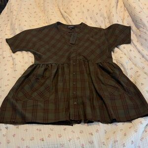 Gothic Style Babydoll Style Dress